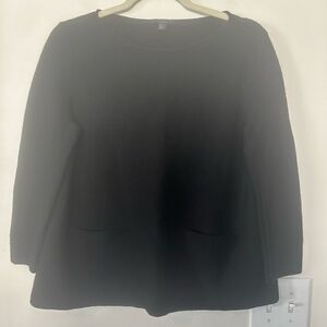 COS Black Crewneck Sweater M